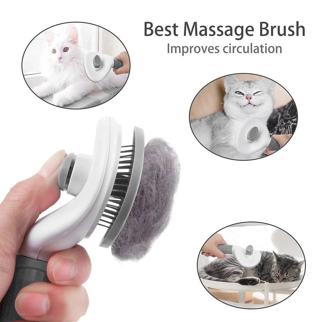 Cepillo Autolimpiante para perros y Gatos