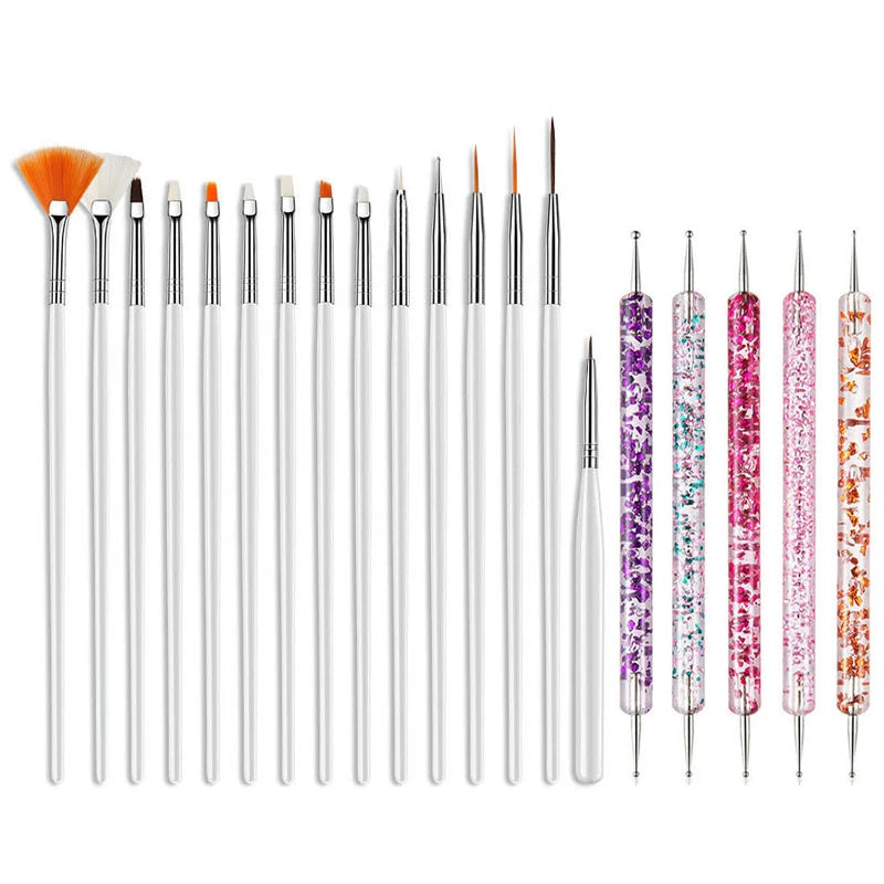 Set de Pinceles de Precisión para Nail Art