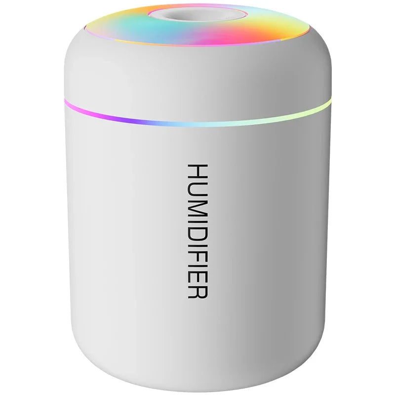 Mini Humidificador USB 180 ml con Luz Ambiental