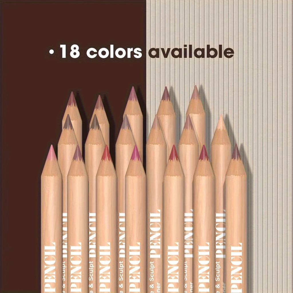 Set de 6 Perfiladores de Labios Mate – Tonos Nude