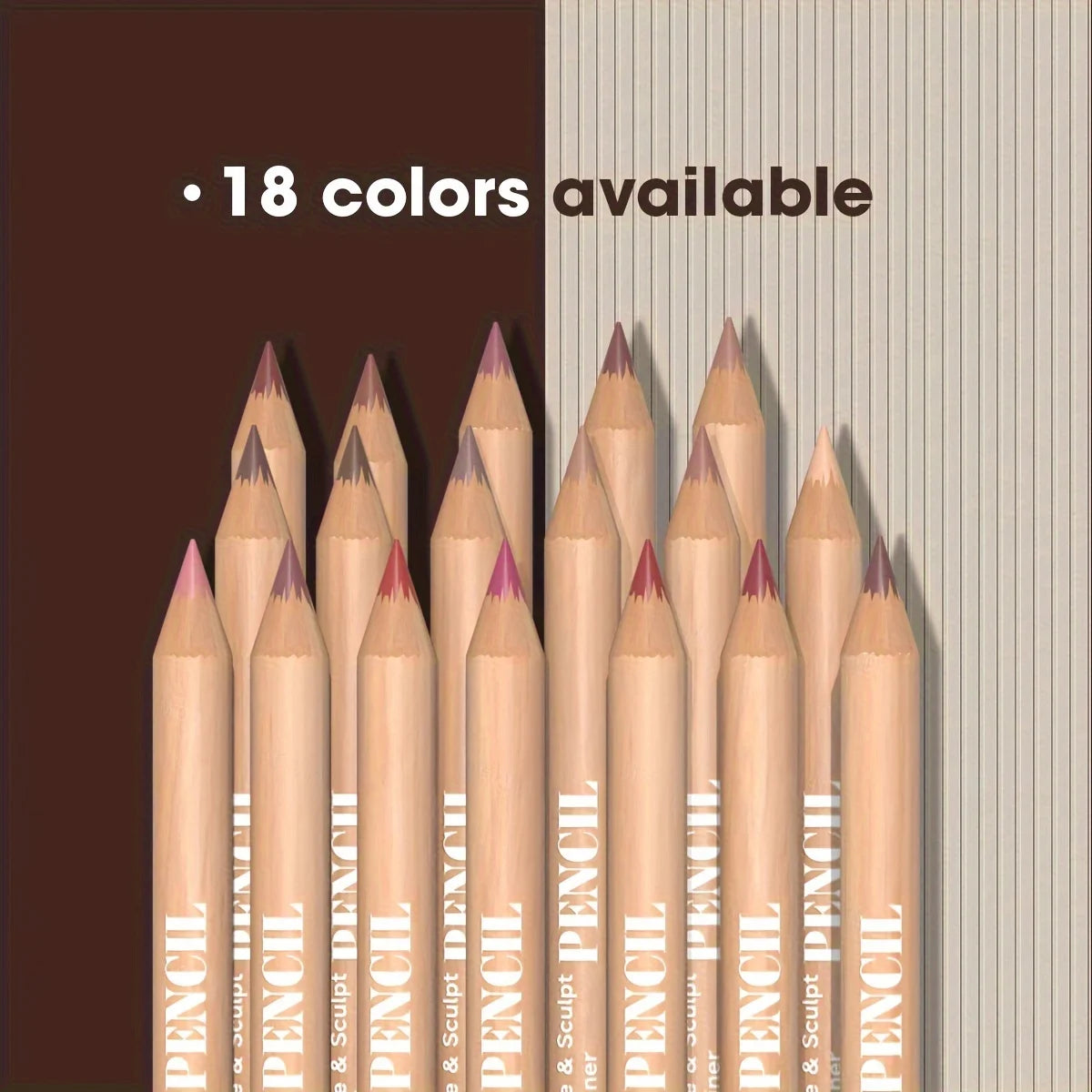 Set de 6 Perfiladores de Labios Mate – Tonos Nude