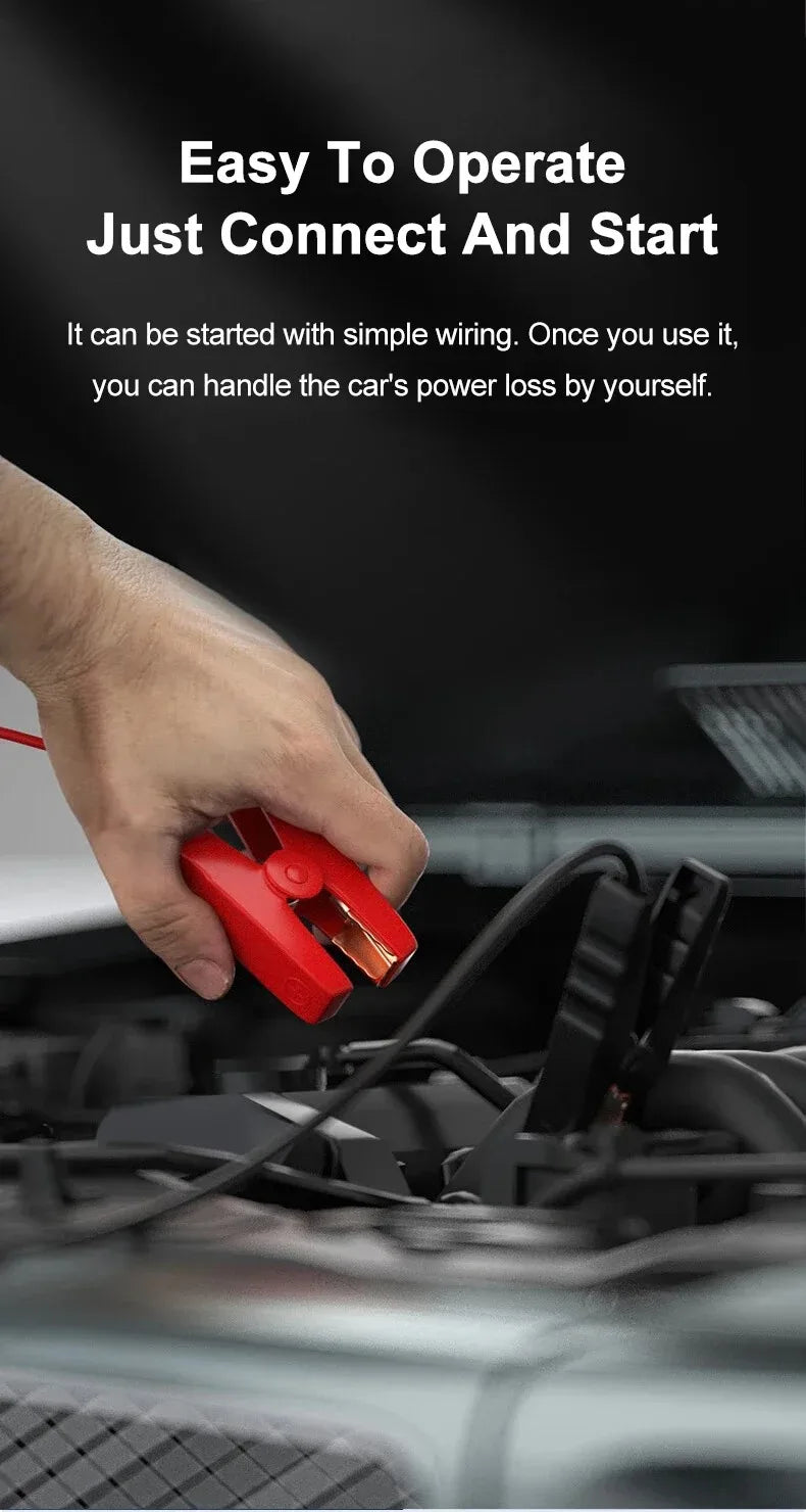 Arrancador de Batería Portátil para Coche 12V