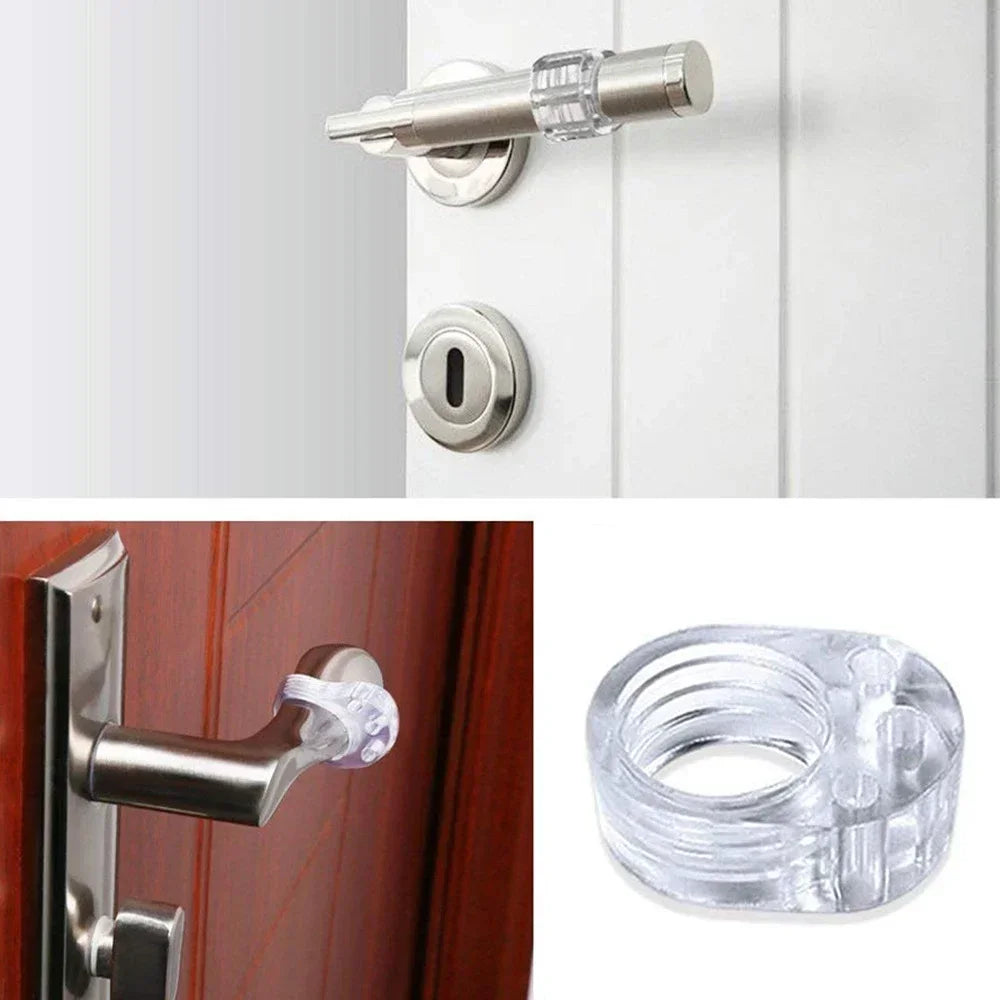 Pack de 8 Protectores de Silicona para Manillas de Puerta – Protege tus Paredes