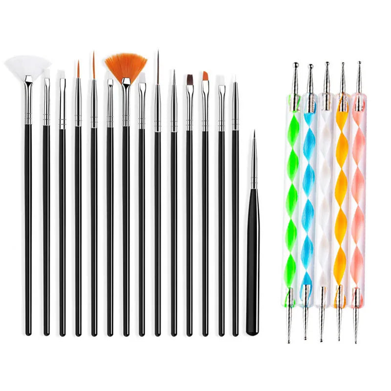 Set de Pinceles de Precisión para Nail Art
