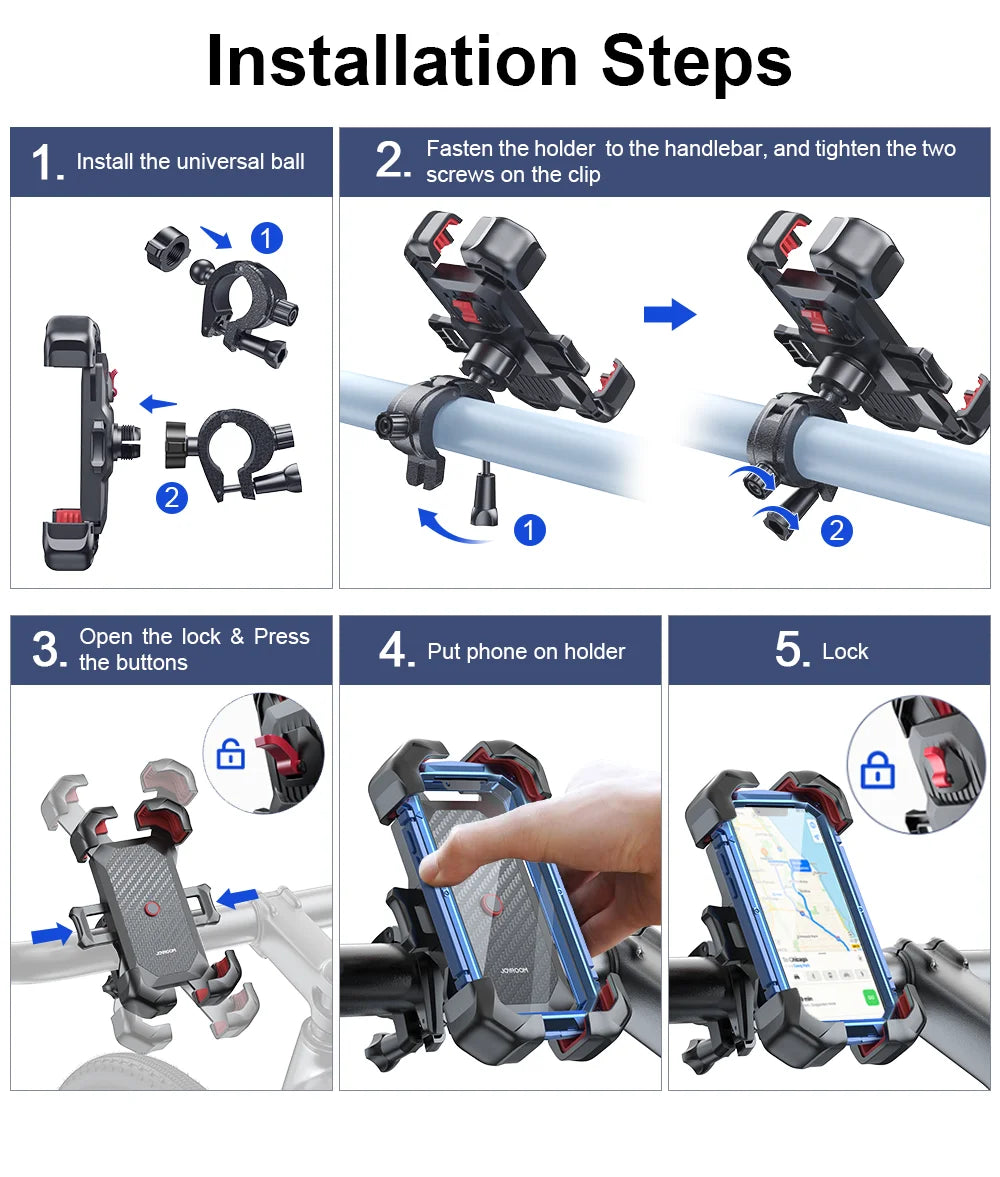 Soporte Antivibración para móvil  en Moto  y Biciccleta
