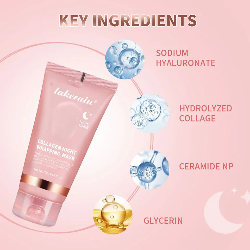 Mascarilla Facial Coreana de Colágeno – Tratamiento Nocturno Reafirmante e Hidratante