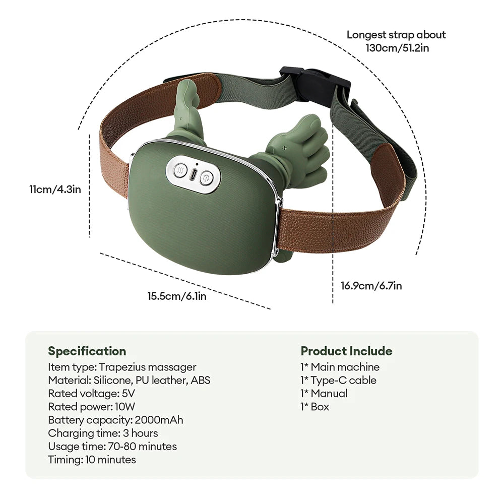 Masajeador Cervical y de Hombros 4D