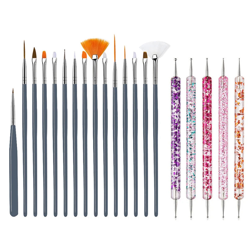 Set de Pinceles de Precisión para Nail Art
