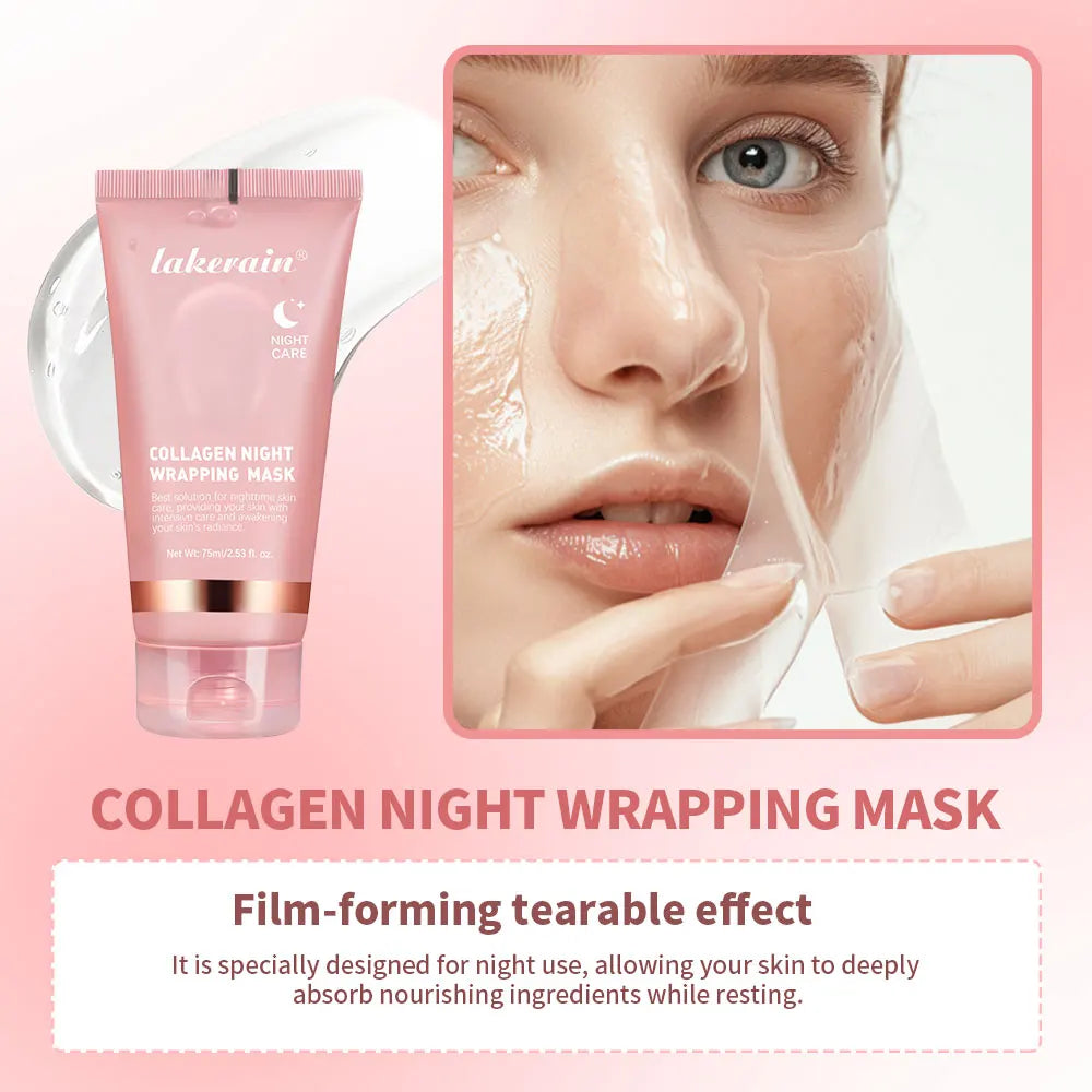 Mascarilla Facial Coreana de Colágeno – Tratamiento Nocturno Reafirmante e Hidratante