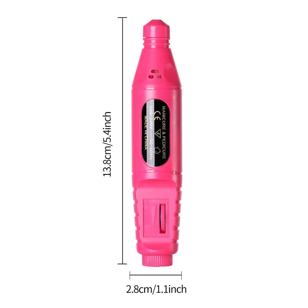 Torno Eléctrico para Manicura y Pedicura 6 en 1