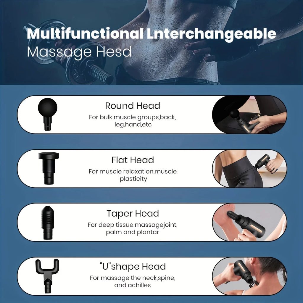 Pistola de masaje Muscular Profesional