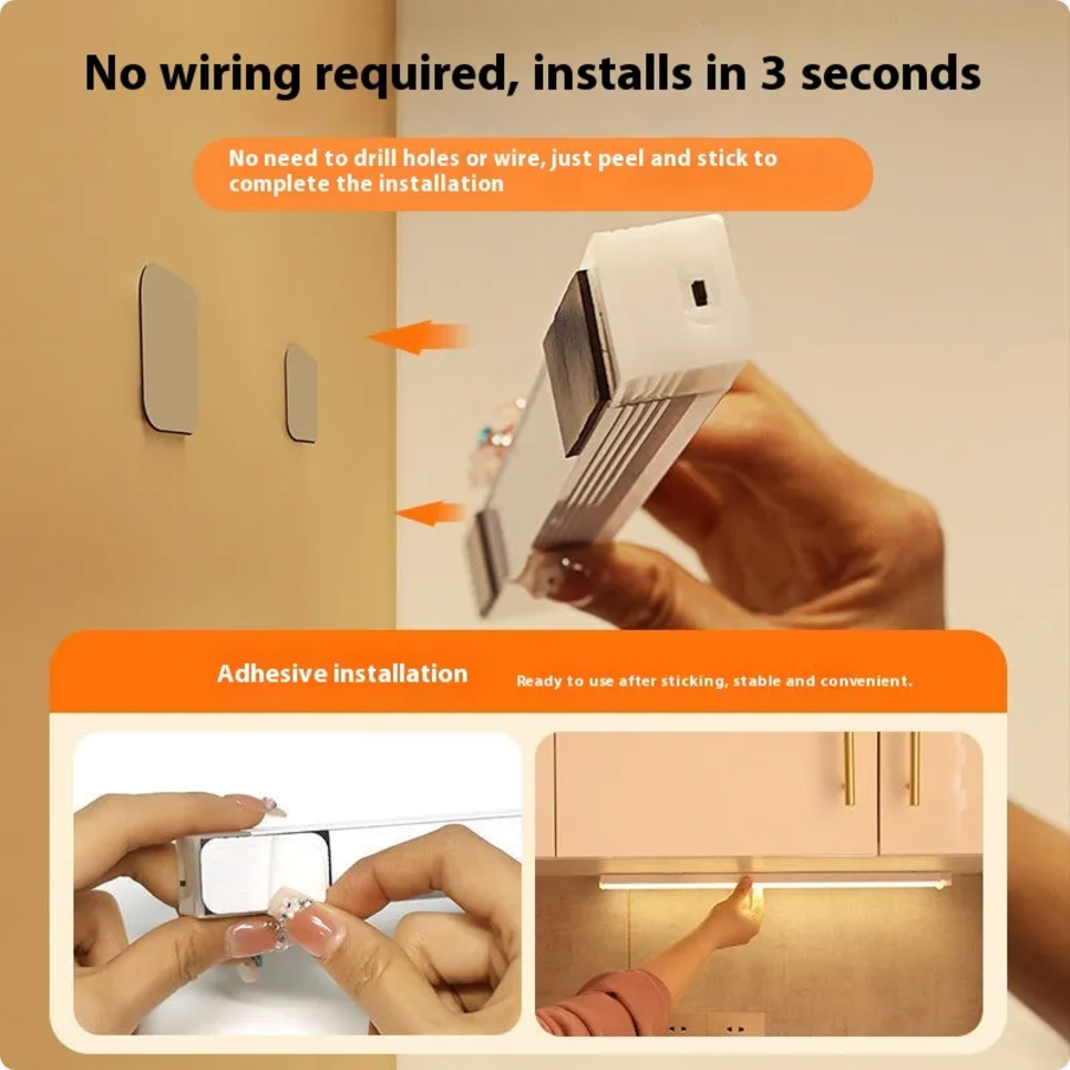 Luz Nocturna LED Recargable con sensor de movimiento