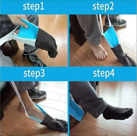 Ayuda para Ponerse Calcetines sin Agacharse – Fácil y Cómoda